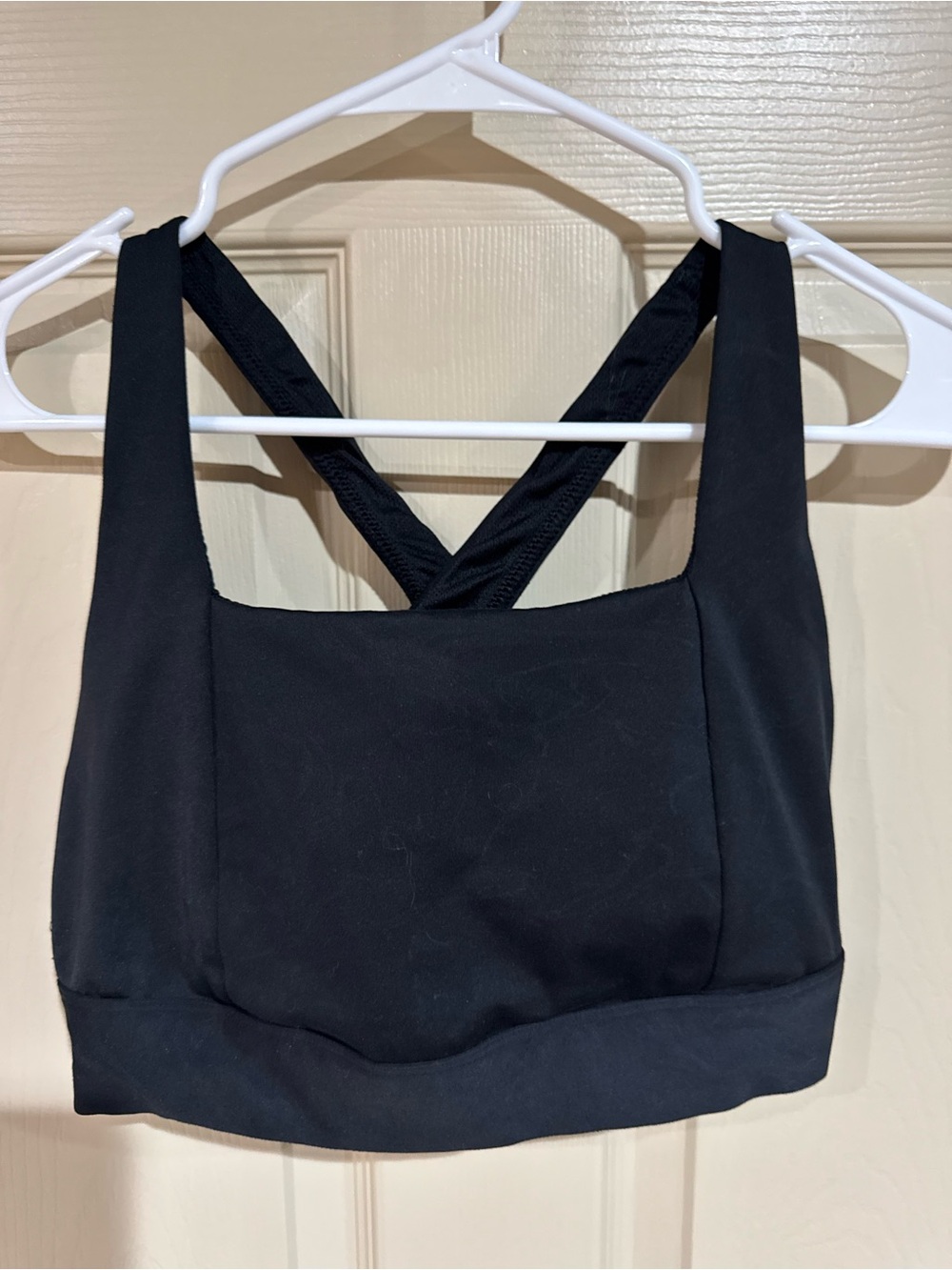 all in motion Black Padded Crossback Sports Bra